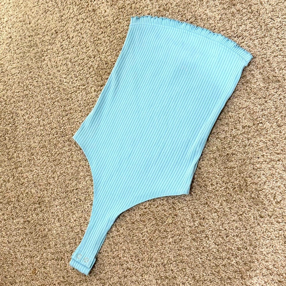 Women’s Strapless Rib Bodysuit